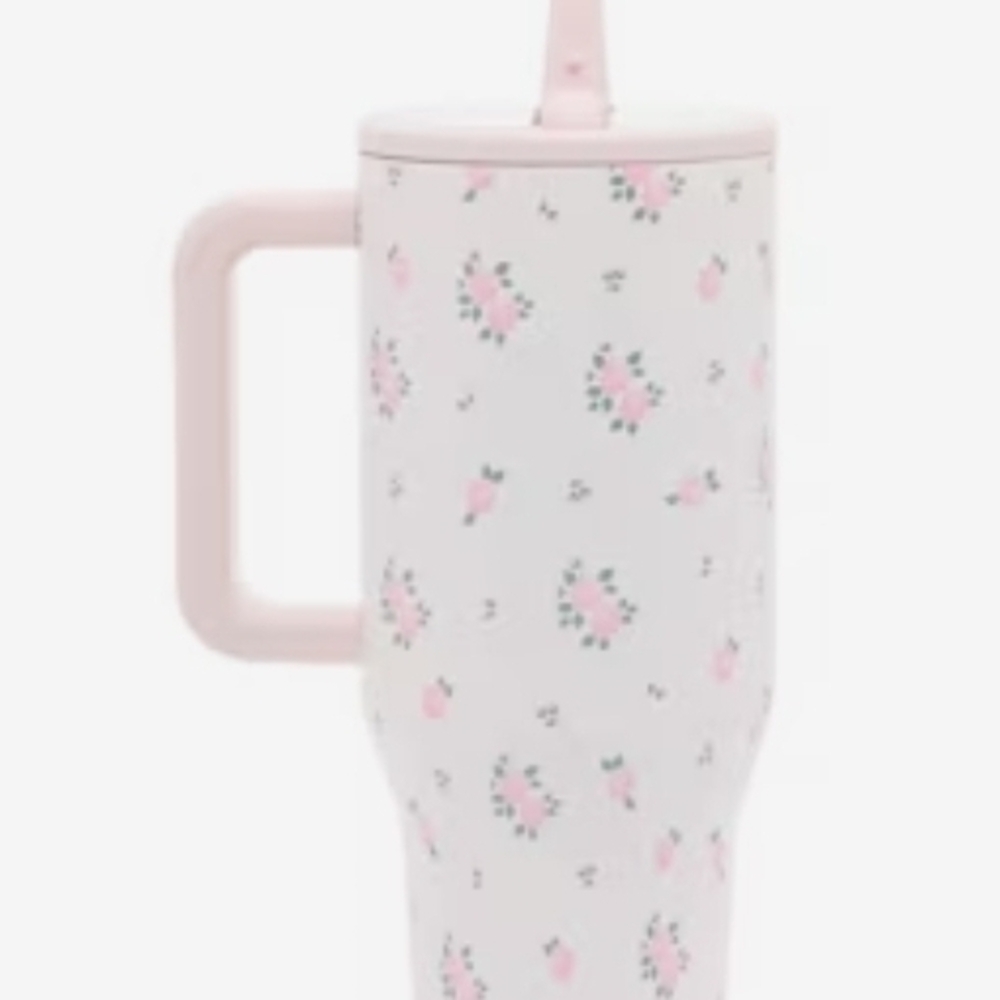 HydroJug Pink Floral Water Bottle